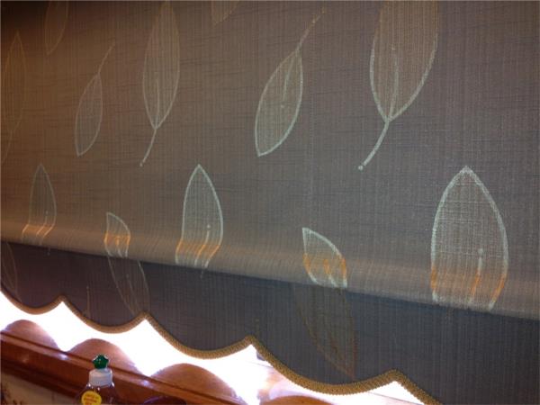 Roller Blind with a Wave Scallop